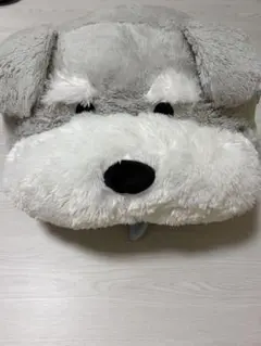 シュナウザー フェイスクッション ぬいぐるみ