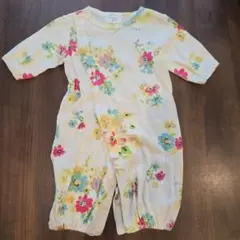 Hakka Baby フラワープリントロンパース