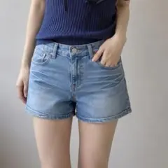【新品タグ付き】Back's（バックス）　デニムショートパンツ　y2kコーデのサムネイル