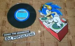 【ソニック・ザ・ヘッジホッグ】DJアクリルスタンドPOPCULTHA・中古痛み有