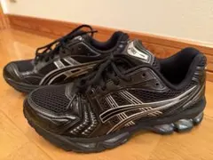 美品GEL-KAYANO 14 black×pure silver asics