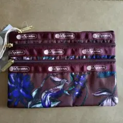 未使用　レスポートサック　大草直子コラボ　3ZIP COSMETIC　ポーチ