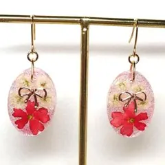 ≪340 ピンク≫レジンピアス 400円 - メルカリ