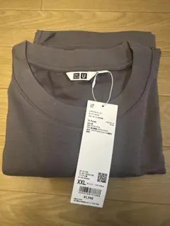 UNIQLO エアリズムコットンオーバーサイズ Tシャツ XXL パープル