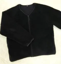 UNIQLO ブラック ボアジャケット XL