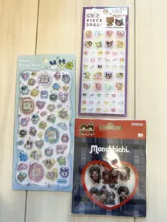 たまごっちモンチッチ プチドロップシールサンリオキャラクターズタイルシール日焼け