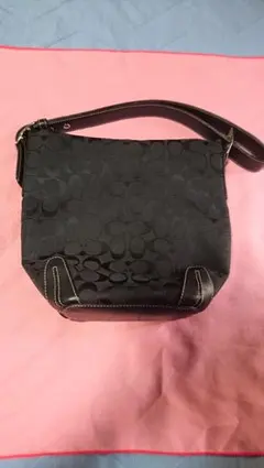 【美品】COACH コーチ シグネチャー ショルダーバッグ 6076