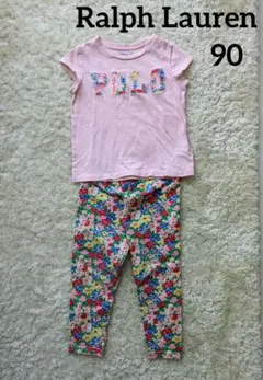 キッズ Ralph Lauren Tシャツ×レギンス セットアップ 90