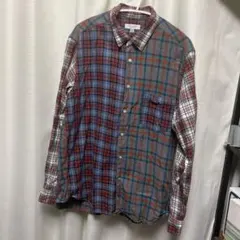 BEAUTY & YOUTH チェック柄 長袖シャツ L