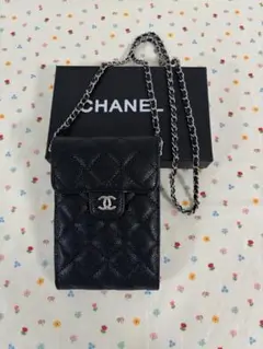 自家保管 ブラック スマホショルダーバッグ