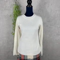 【美品】Alma Design セーター ハイネック リブニット L