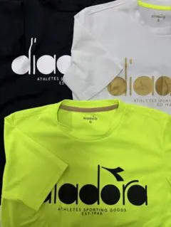 【タイムセール終了　大特価★4枚でこの価格★】diadora スポーツ Tシャツのサムネイル