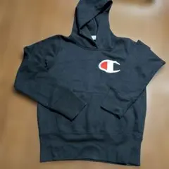 Champion ブラック パーカー 160