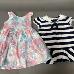 Ralph Lauren マリンテイストチュニック　GAP花柄ワンピースセット