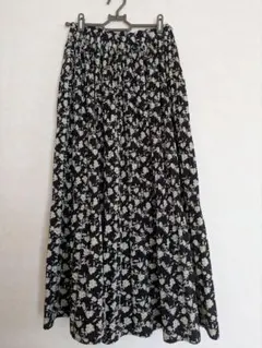 relum　マジョリカプリーツフラワースカート