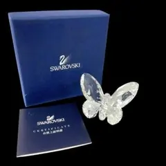超美品　スワロフスキー　バタフライ　置物　ラインストーン　クリスタル