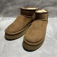 【新品未使用】オリエンタルトラフィック ショートムートンブーツ23.5cm 厚底