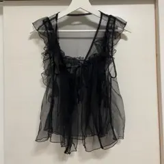 【美品】FREAK'S STORE チュールフリルベスト サイズF