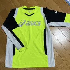 asics 長袖シャツ 140 イエロー/ブラック