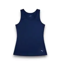 濃紺 Mサイズ プーマ PUMA シンプル ワンポイント タンクトップ 【古着】のサムネイル