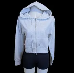 INGNI レース付スウェットジップパーカー