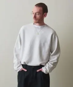 スティーブンアラン　チューブウラケスウェット　Lサイズ　グレー