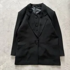 00's vintage セットアップ ブラック テーラード トップス 冠婚葬祭のサムネイル
