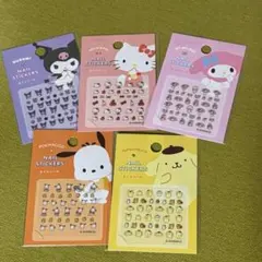 サンリオネイルシール DAISO Seria 5点セット 人気商品 Sanrio