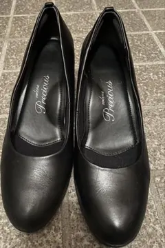 リクルート パンプス 黒 24cm