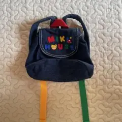 MIKI HOUSE 刺繍デニムリュック 新品 タグ付き