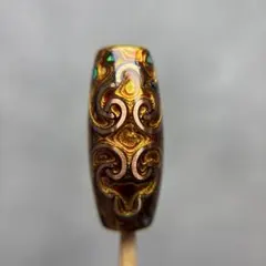 玉髄 双頭蓮観音天珠 18金メッキ 4-51 - メルカリ