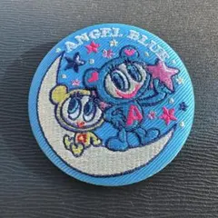 ナルミヤキャラクターズ刺繍缶バッジエンジェルブルー