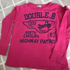 DOUBLE.B ピンク Tシャツ 120