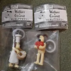Wallace & Gromitめじるしアクセサリー カプセルトイ 2個セット
