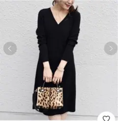 SHIPS＊Vネックニットワンピース