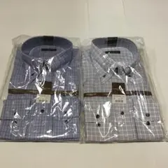 【新品】Andreazza & Castelli チェック柄　ワイシャツ 2枚組