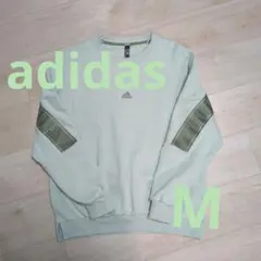 美品　adidas スウェット Mサイズ スリーストライプス