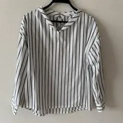AMERICAN HOLIC ストライプ柄長袖シャツ　フリーサイズのサムネイル