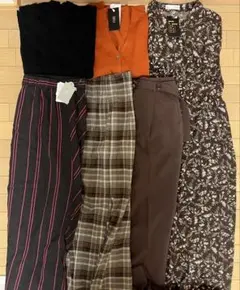 大人綺麗め美人百花 綺麗めカジュアル オフィカジ レディース6着まとめ売り ラテ