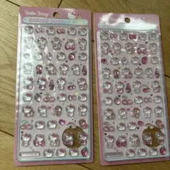 ハローキティ ボンボンドロップミニシール2枚セット