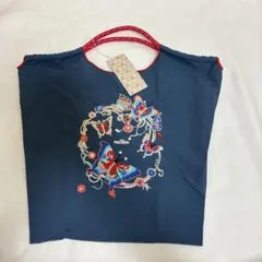 D.kelly 刺繍トートバックMサイズ DK-BC-508 バタフライ蝶々