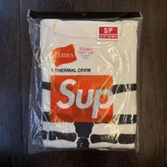 Supreme®/Hanes® Bones Thermal Crew 骨サーマル