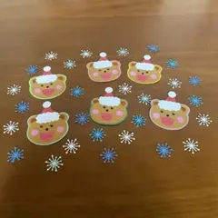 クリスマス 冬 画用紙 保育園 幼稚園 メッセージ 雪