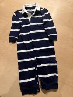 【美品】RalphLauren カバーオール ロンパース 12M 80cm 長袖