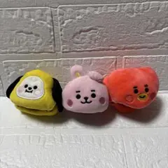 BTS BT21 公式　ヘアクリップ　髪どめ　クッキー　タタ　チミー　マスコット