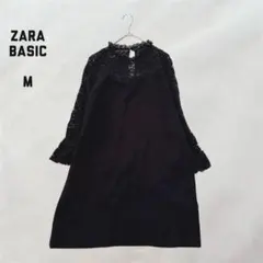 ZARA ワンピース レースコンビネーション セレモニー 上品 きれいめ M