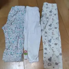 女の子　パンツ レギンスパンツ 95cm 100cm 3点セット 西松屋