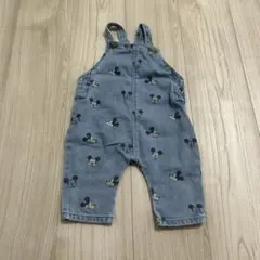 H&M Disney ミッキー デニム ロンパース 68cm