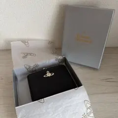 【ジャンク品】VivienneWestwood ブラック 二つ折り財布