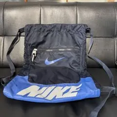 NIKE ナップサック ブラック ブルー